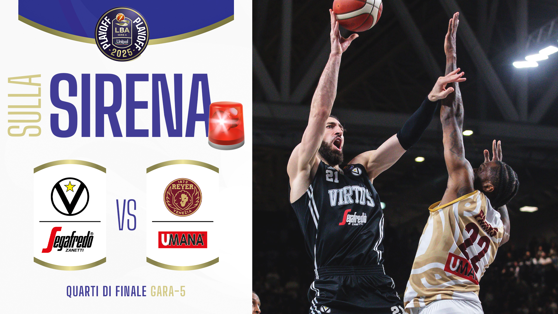 🚨 Sulla sirena: Hackett e Shengelia regalano la vittoria a Bologna in Gara-5 contro Venezia