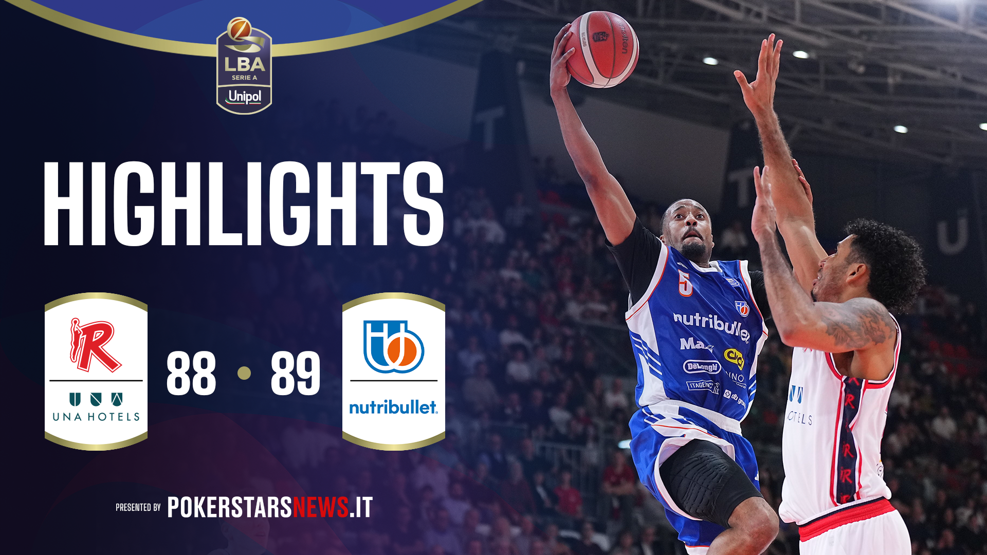 immagine - UNA Hotels Reggio Emilia - Nutribullet Treviso | PokerstarsNews Highlights Serie A Unipol 2025/2026